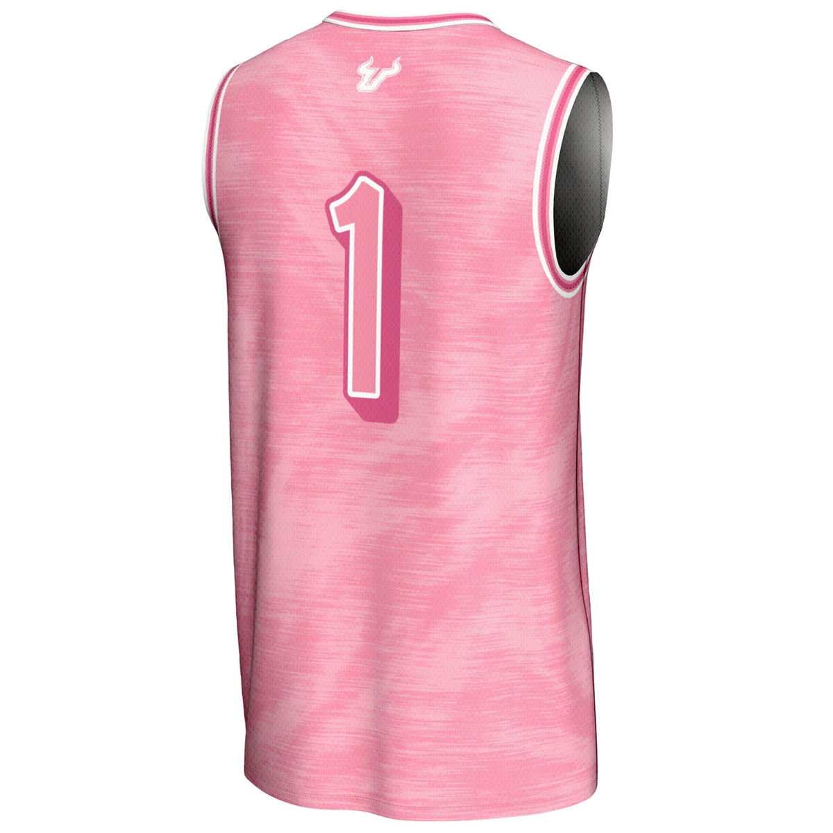 #1 South Florida Bulls Lightweight Basketball Fashion Jersey - Pink product image 4, provided for visual reference and