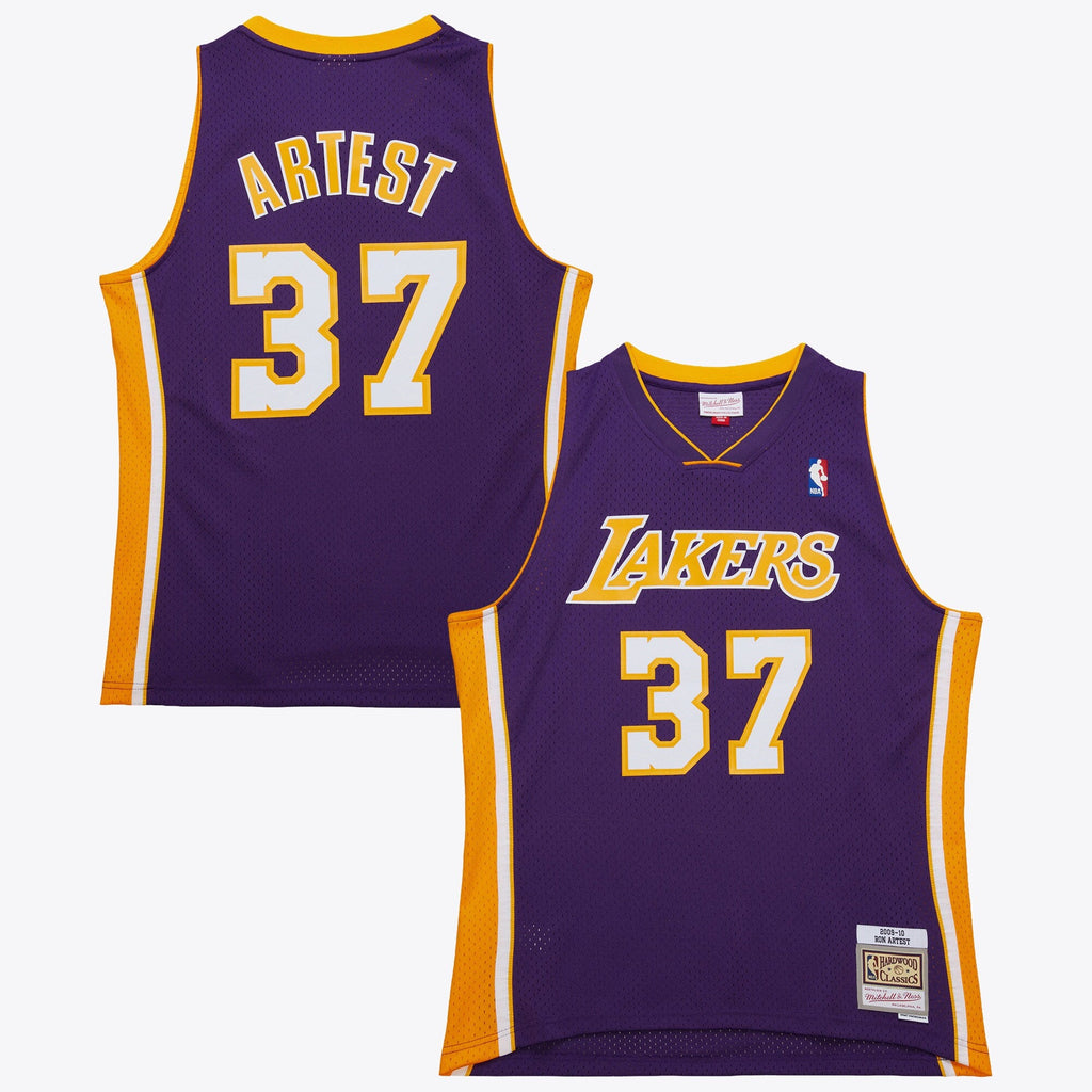 Los Angeles Lakers Ron Artest 2009 Dark Authentic Jersey - Purple product image 2, provided for visual reference and product