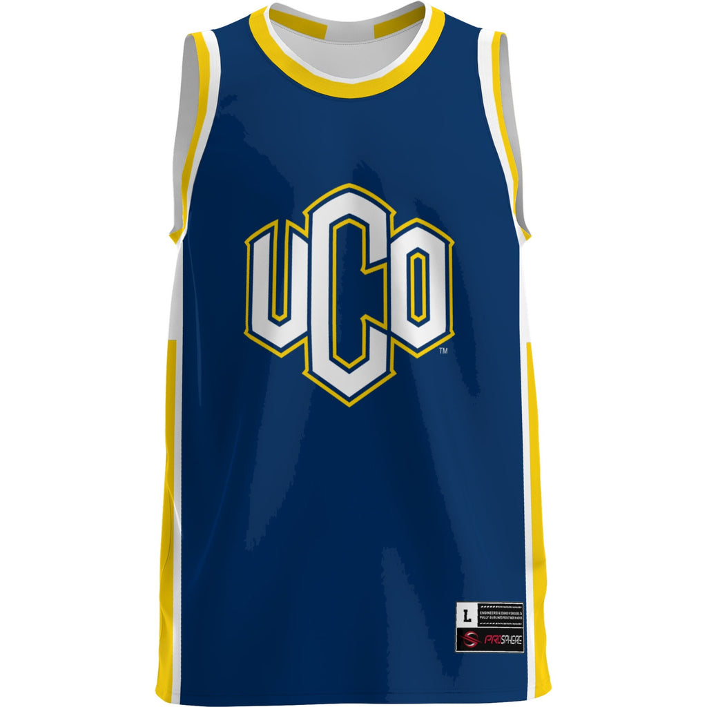 Central Oklahoma Bronchos Lightweight Basketball Jersey - Blue product image 3, provided for visual reference and product