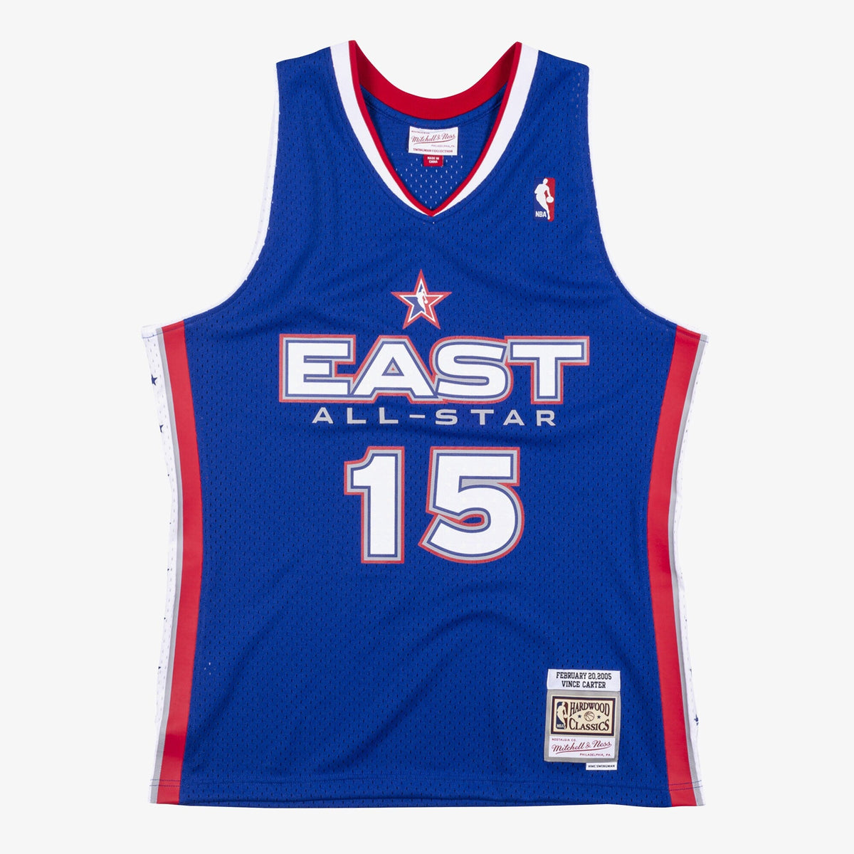 NBA All-Star East Swingman Jersey Vince Carter 2005 product image 1, provided for visual reference and product detail review