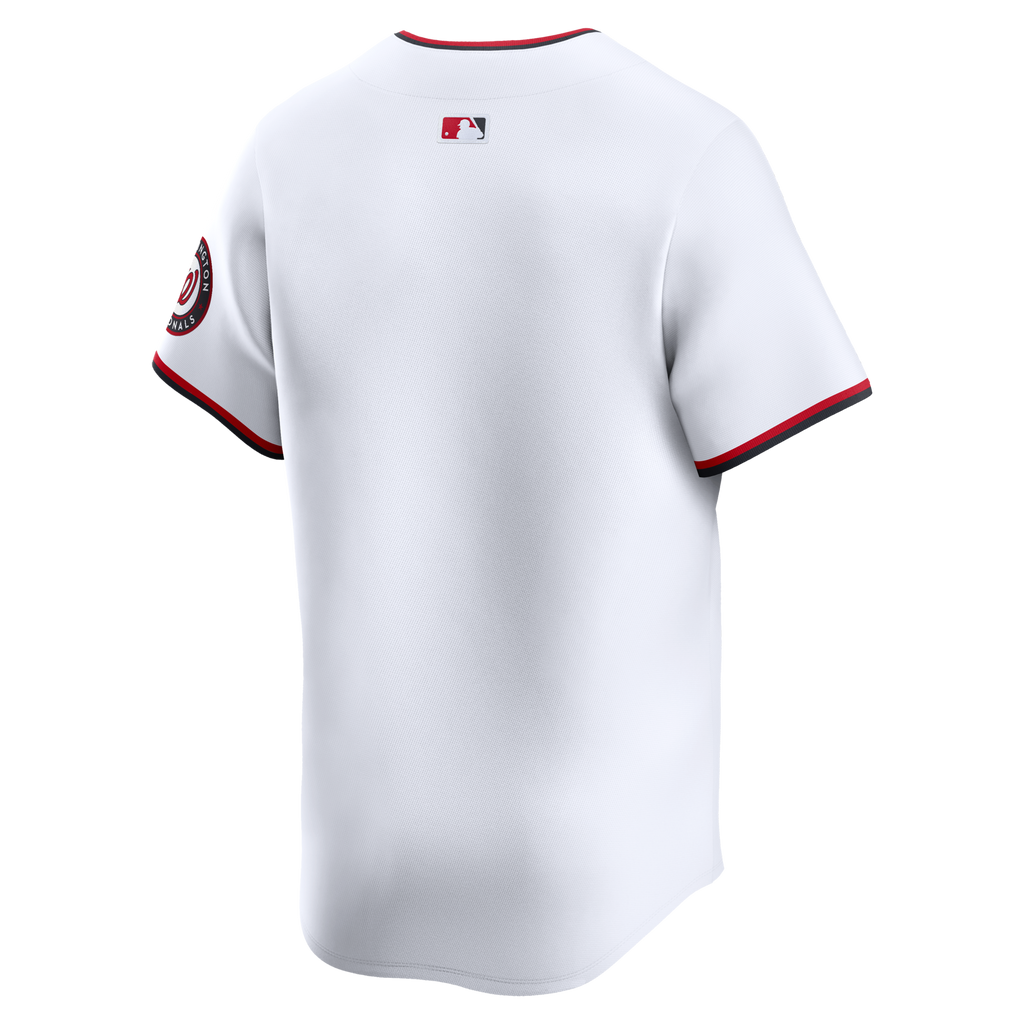 Washington Nationals White Home Limited Jersey product image 3, provided for visual reference and product detail review