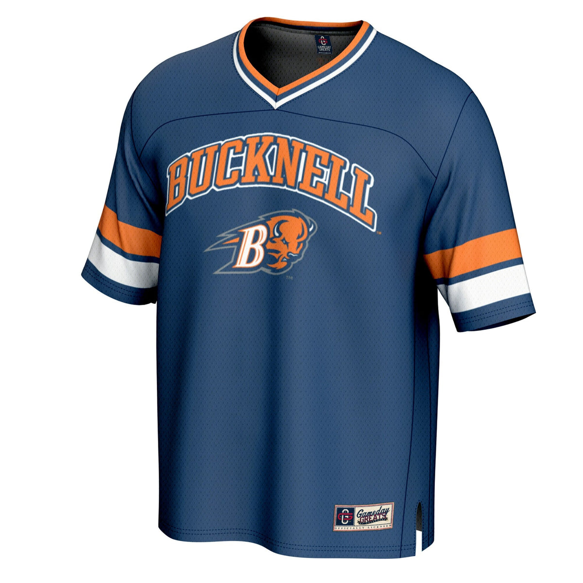 Bucknell Bison Spirit Football Jersey - Blue product image 3, provided for visual reference and product detail review