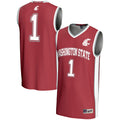 #1 Washington State Cougars Lightweight Basketball Jersey - Crimson product image 1, provided for visual reference and