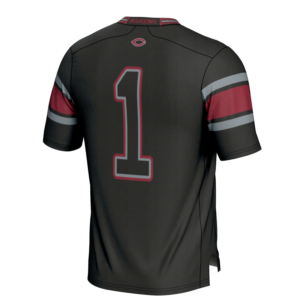 #1 UChicago Maroons Football Jersey - Black product image 4, provided for visual reference and product detail review