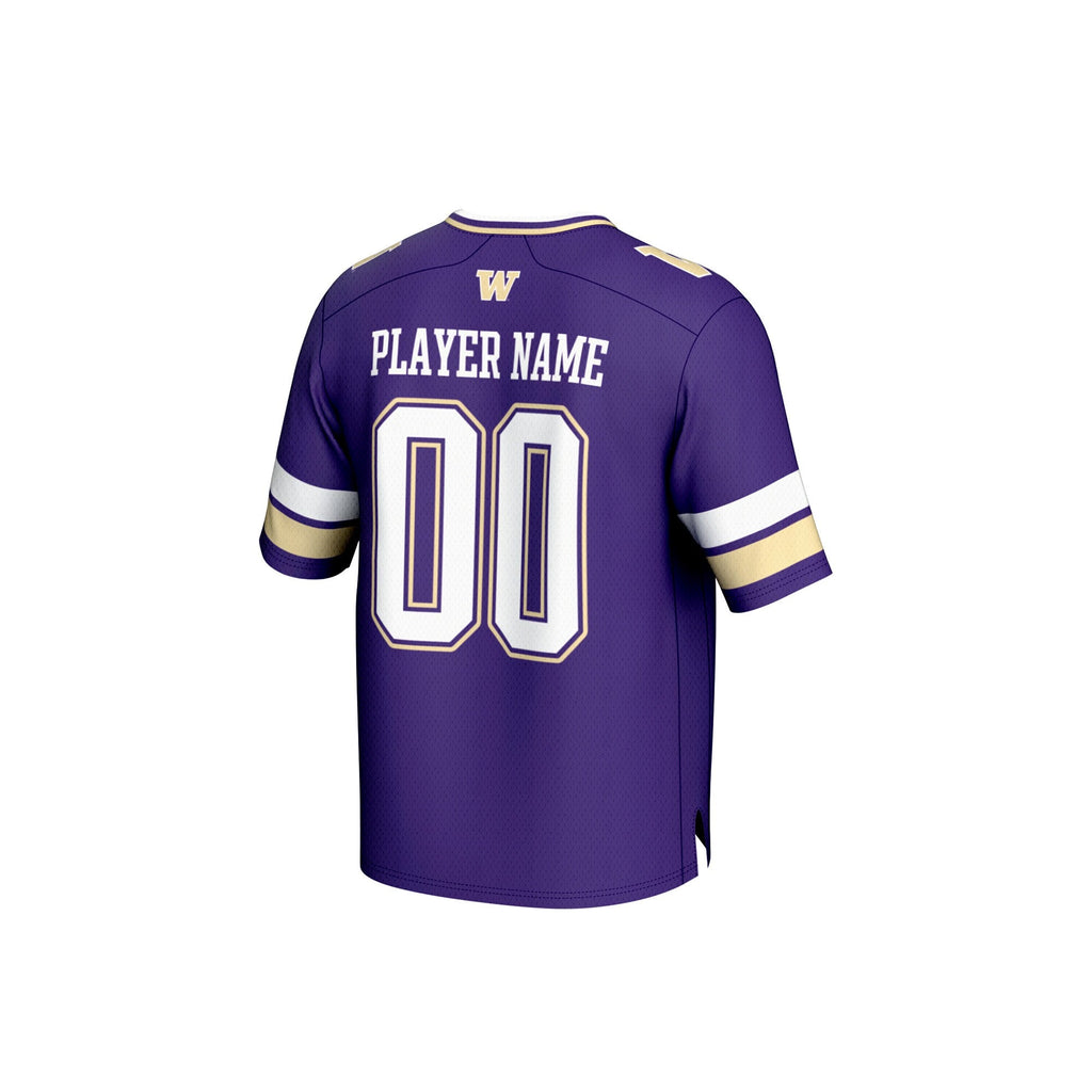 Washington Huskies NIL Pick-A-Player Football Fashion Jersey - Purple product image 4, provided for visual reference and