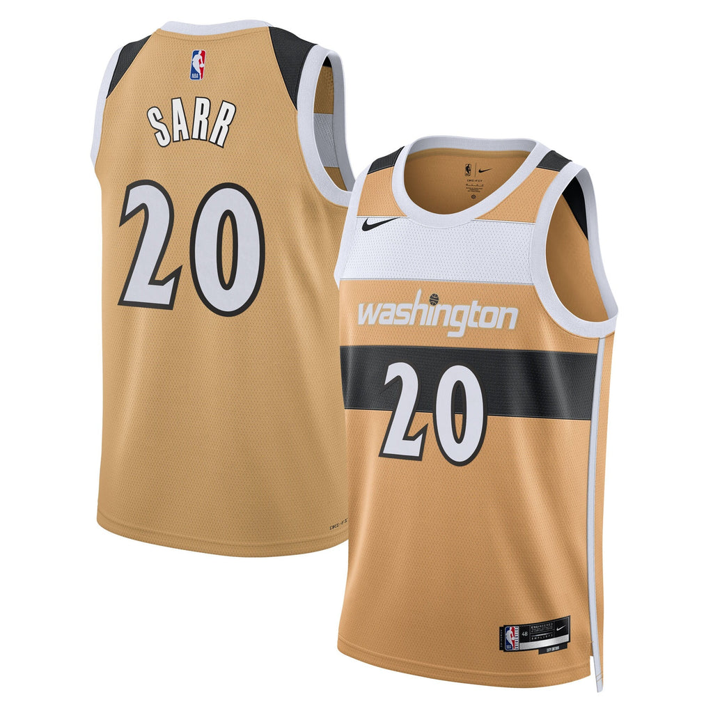 Washington Wizards 2025/26 City Edition Swingman Jersey - Tan - Alex Sarr product image 2, provided for visual reference and