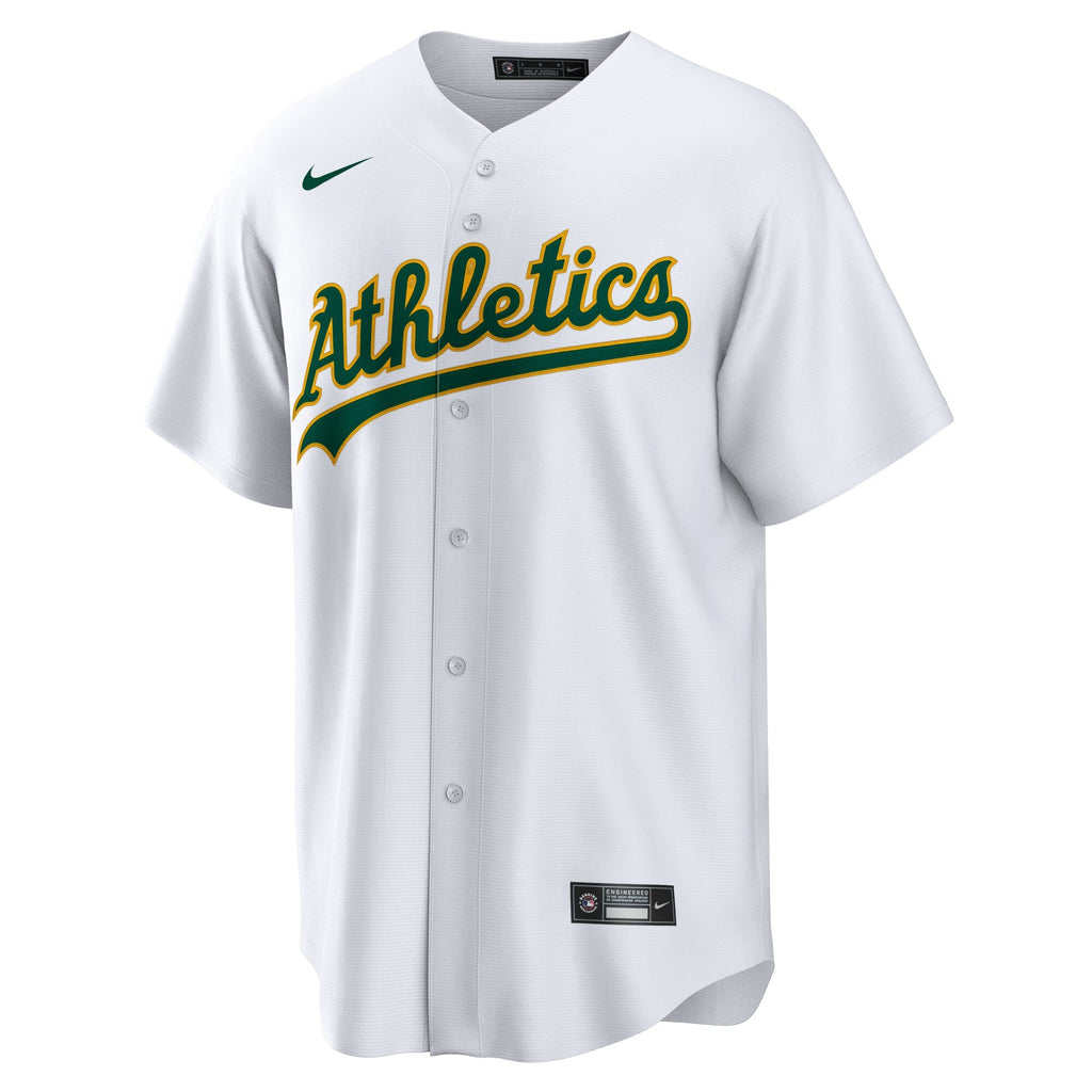 Athletics Brent Rooker White Home Replica Jersey product image 3, provided for visual reference and product detail review