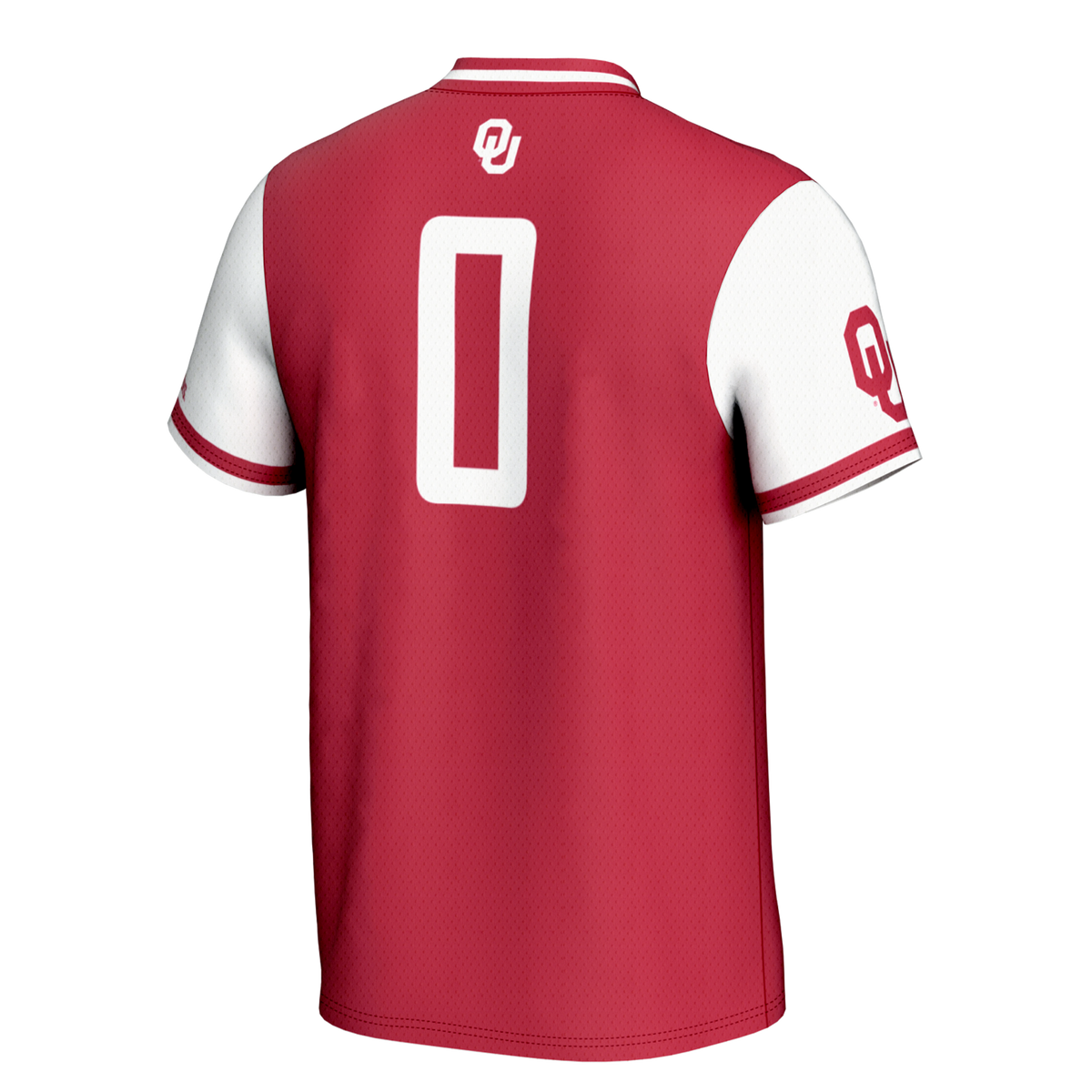 #0 Oklahoma Sooners Lightweight Softball Jersey - Crimson product image 4, provided for visual reference and product detail