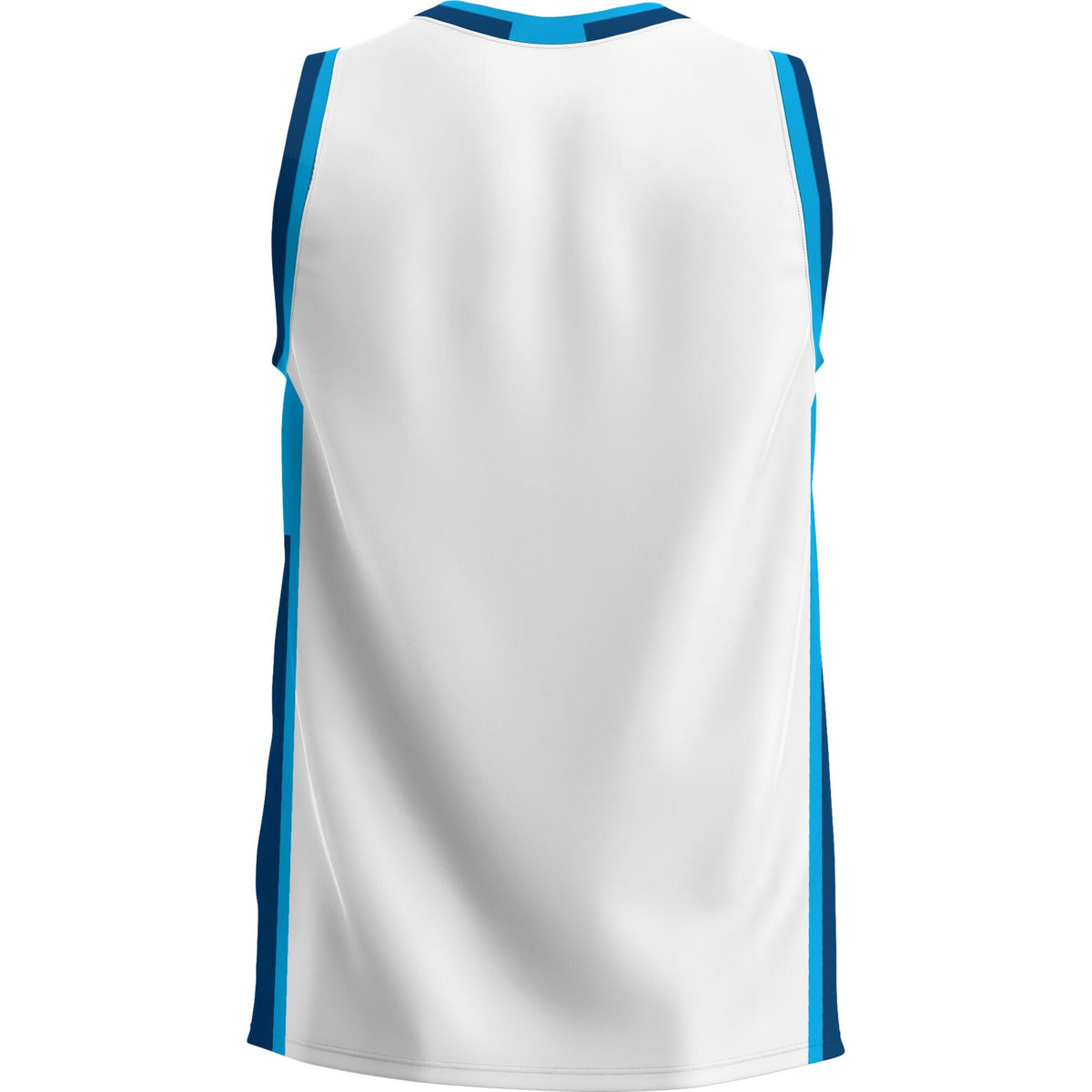Mid Michigan College Lightweight Basketball Jersey - White product image 4, provided for visual reference and product detail