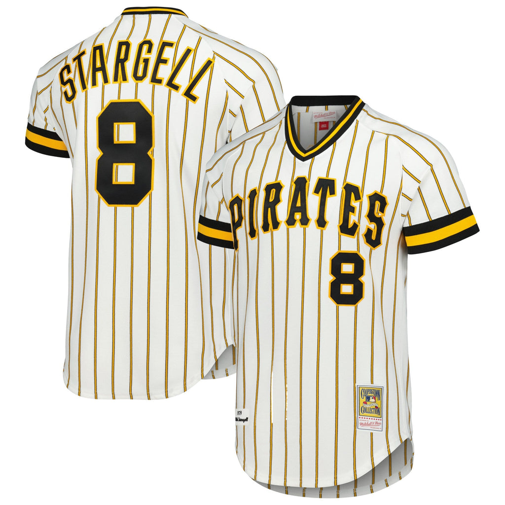 Pittsburgh Pirates Willie Stargell White Cooperstown Collection 1979 Authentic Jersey product image 1, provided for visual