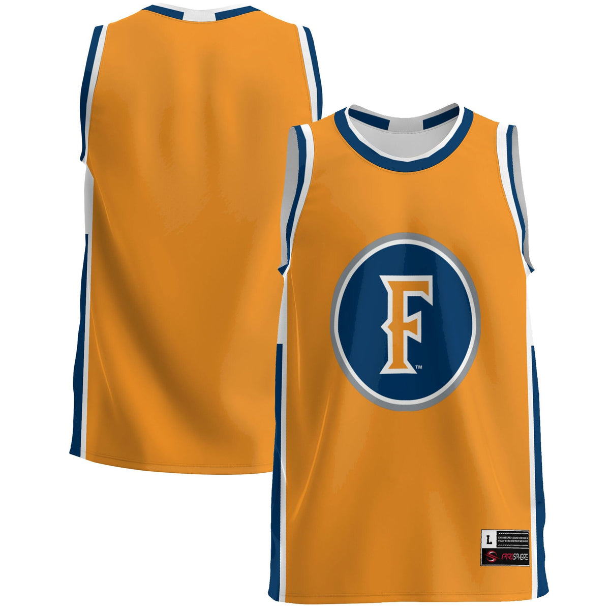 Cal State Fullerton Titans Lightweight Basketball Jersey - Navy product image 1, provided for visual reference and product