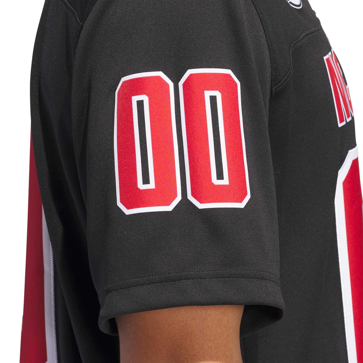 #00 Black NC State Wolfpack Premier Strategy Jersey product image 7, provided for visual reference and product detail review
