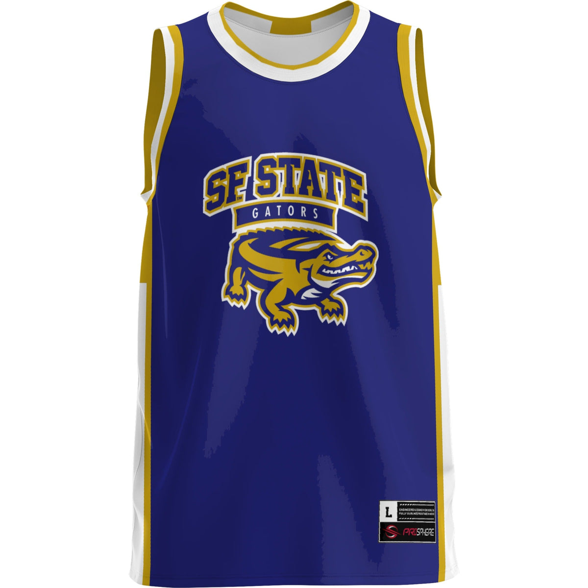 San Francisco State Gators Lightweight Basketball Jersey - Purple product image 3, provided for visual reference and product
