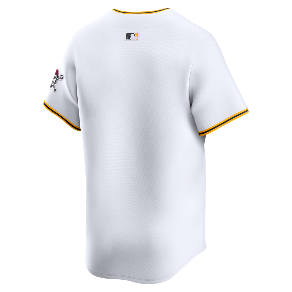 Pittsburgh Pirates White Home Limited Jersey product image 3, provided for visual reference and product detail review
