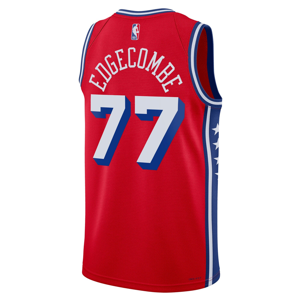 Philadelphia 76ers Statement Edition Swingman Jersey - Red - VJ Edgecombe product image 4, provided for visual reference and