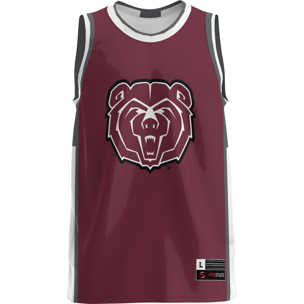 Missouri State University Bears Lightweight Basketball Jersey - Maroon product image 3, provided for visual reference and