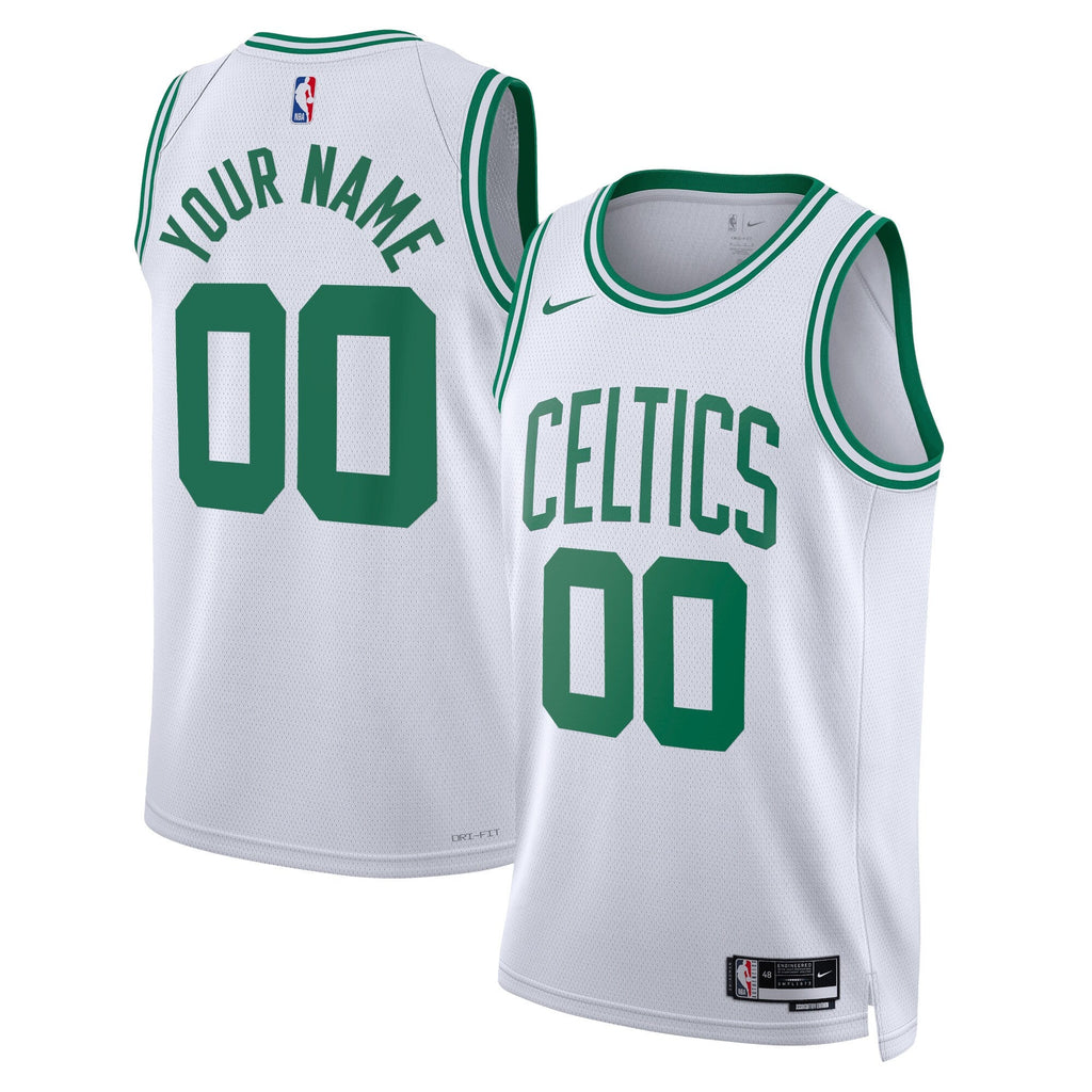 Boston Celtics Association Swingman Jersey - Custom product image 1, provided for visual reference and product detail review