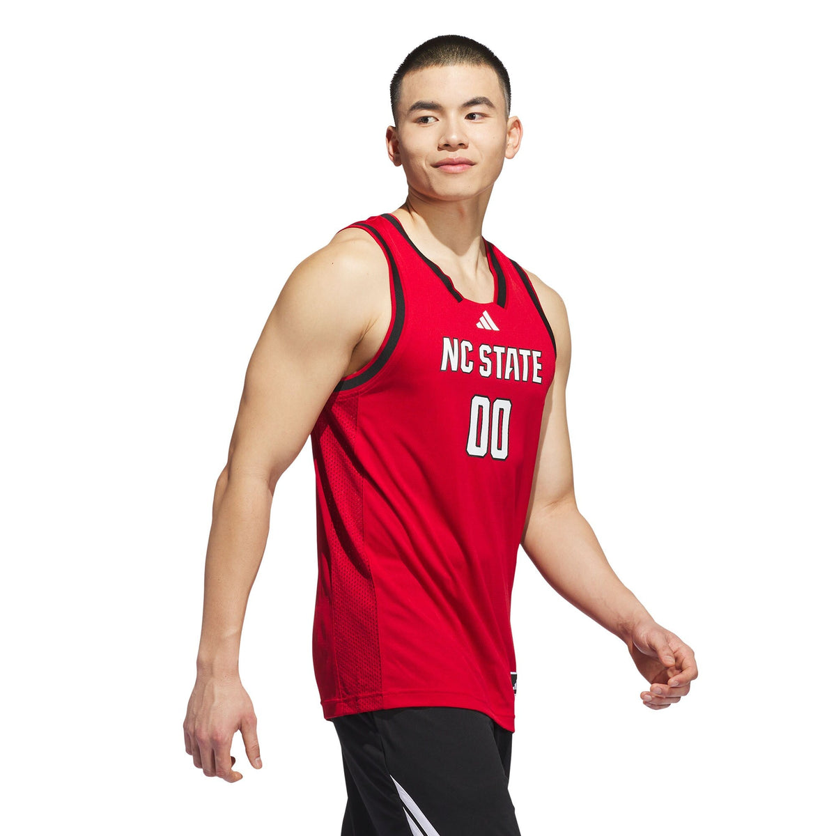 #00 NC State Wolfpack Replica Swingman Jersey - Red product image 5, provided for visual reference and product detail review