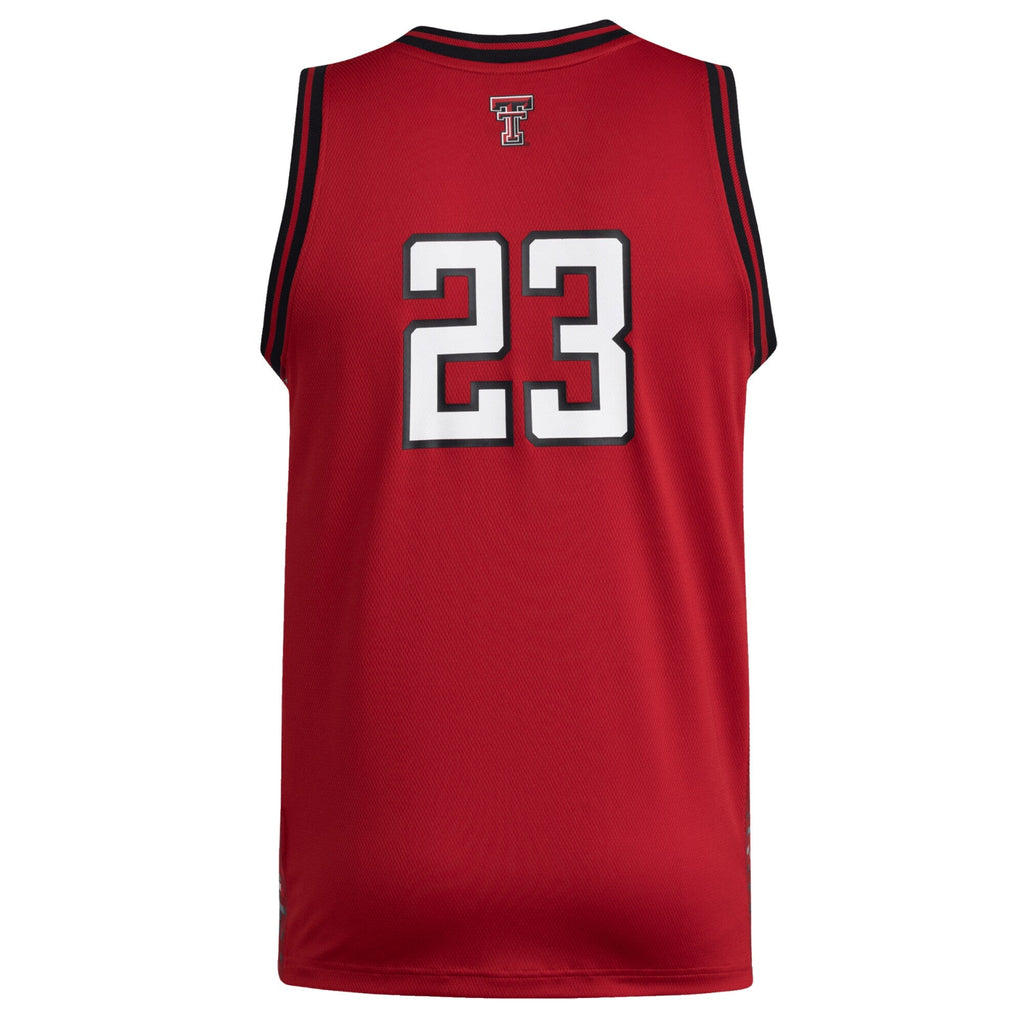 #23 Texas Tech Red Raiders Replica Swingman Jersey - Red product image 4, provided for visual reference and product detail