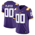 LSU Tigers NIL Pick-A-Player Game Jersey - Purple product image 1, provided for visual reference and product detail review