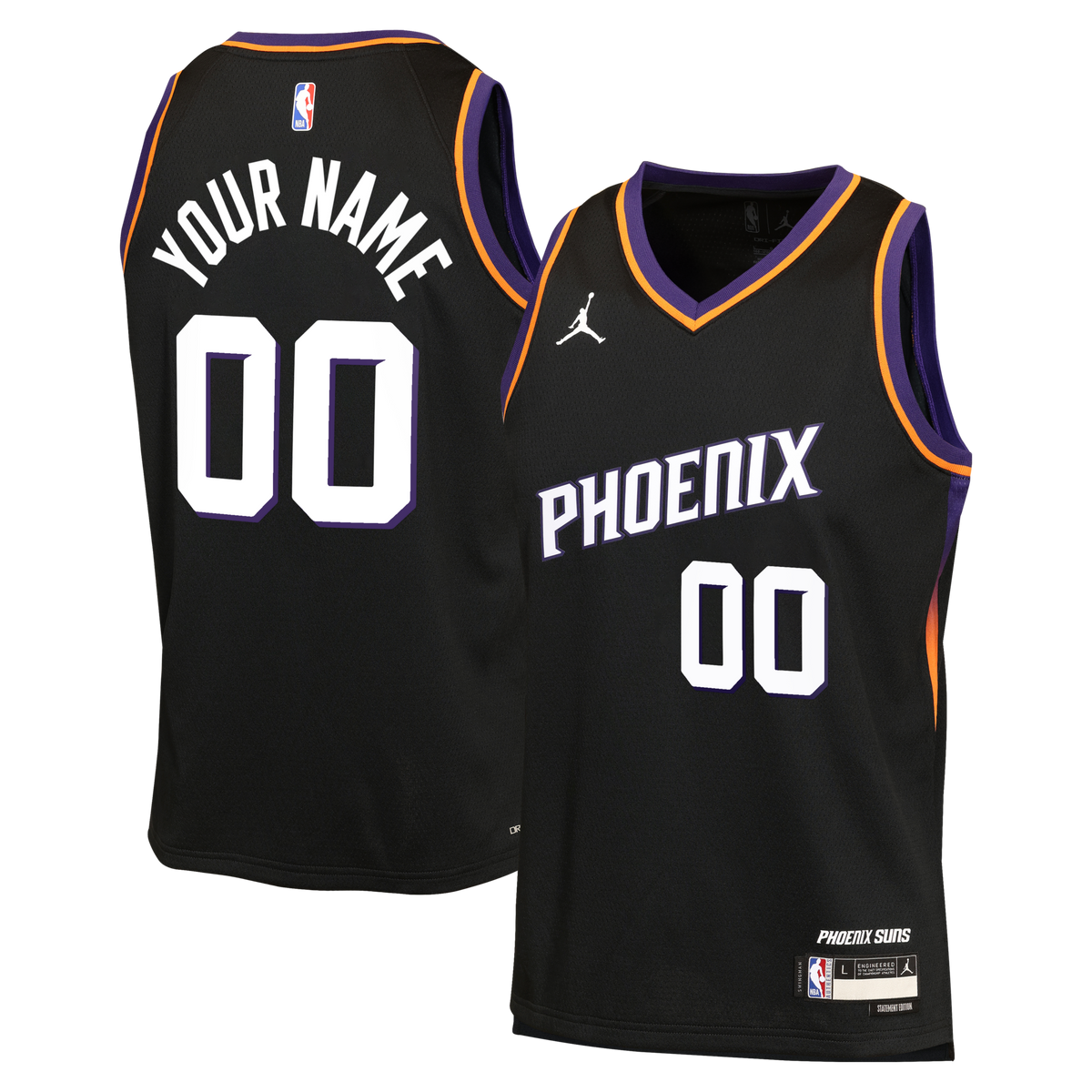 Phoenix Suns Statement Jersey - Custom product image 1, provided for visual reference and product detail review