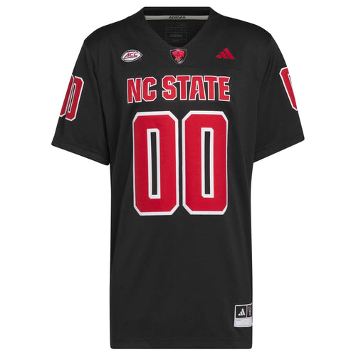 #00 Black NC State Wolfpack Premier Strategy Jersey product image 2, provided for visual reference and product detail review