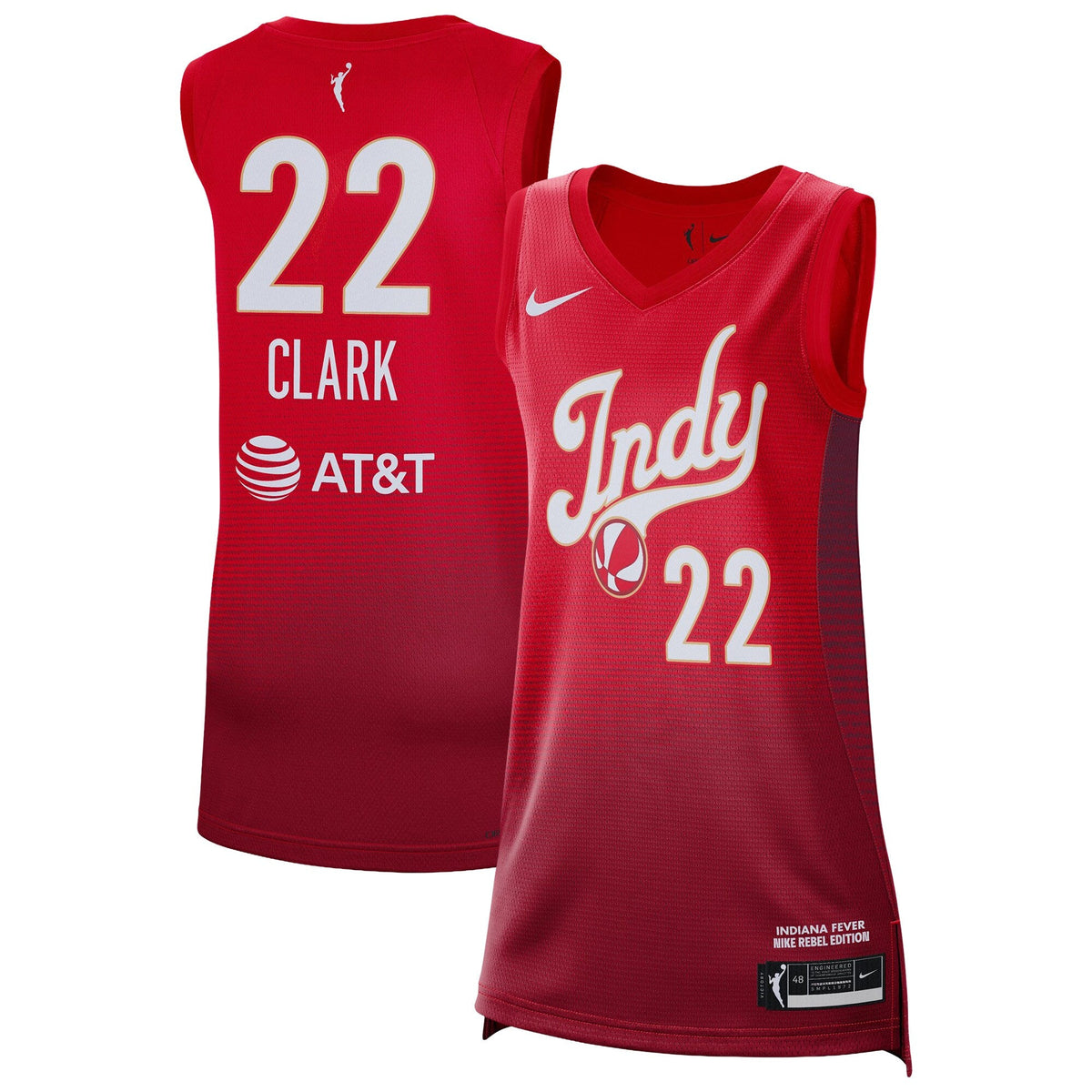 Indiana Fever Rebel Jersey - Caitlin Clark product image 1, provided for visual reference and product detail review