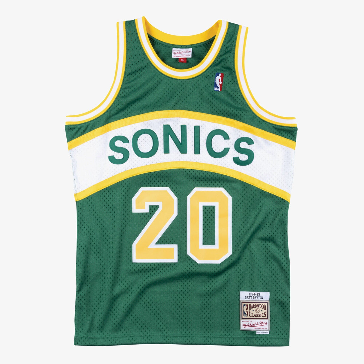 Seattle Supersonics Swingman Jersey Road Gary Payton 1994 product image 1, provided for visual reference and product detail