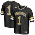 #1 Vanderbilt Commodores Lightweight Collegiate Football Fashion Jersey - Black product image 1, provided for visual