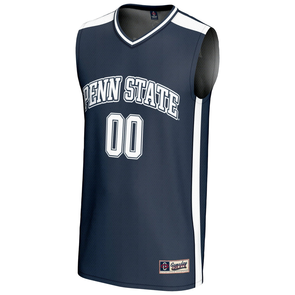 Penn State Nittany Lions NIL Pick-A-Player Lightweight Collegiate Basketball Fashion Jersey - Navy product image 3, provided