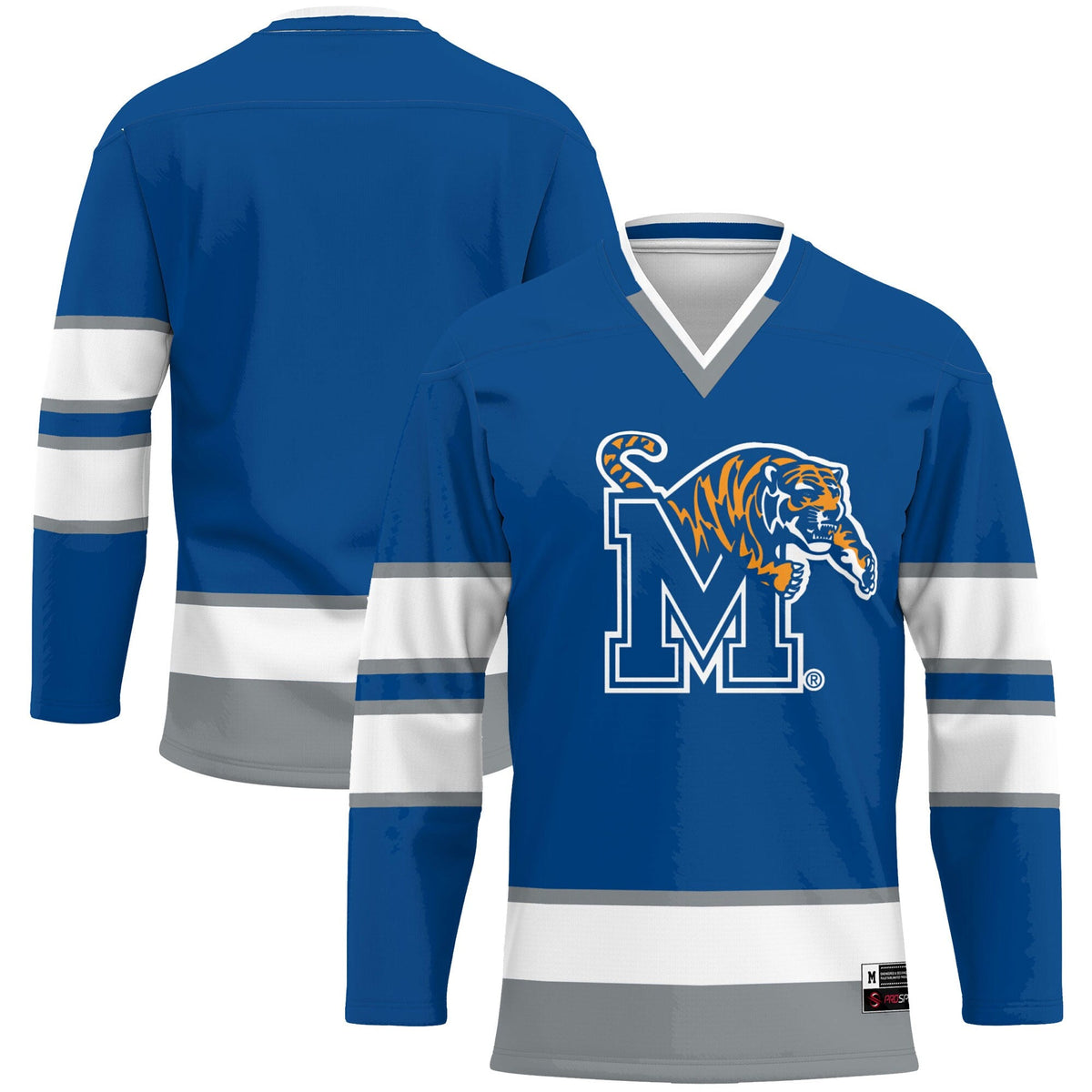 Memphis Tigers Hockey Jersey - Royal product image 1, provided for visual reference and product detail review