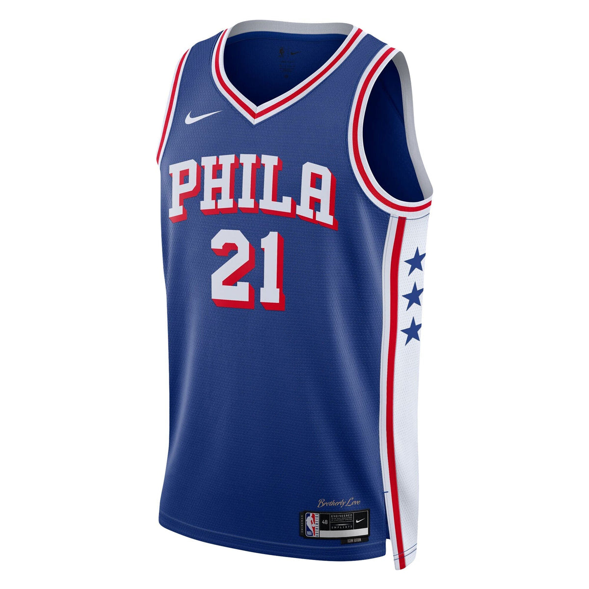 Philadelphia 76ers Icon Edition Swingman Jersey - Joel Embiid product image 3, provided for visual reference and product