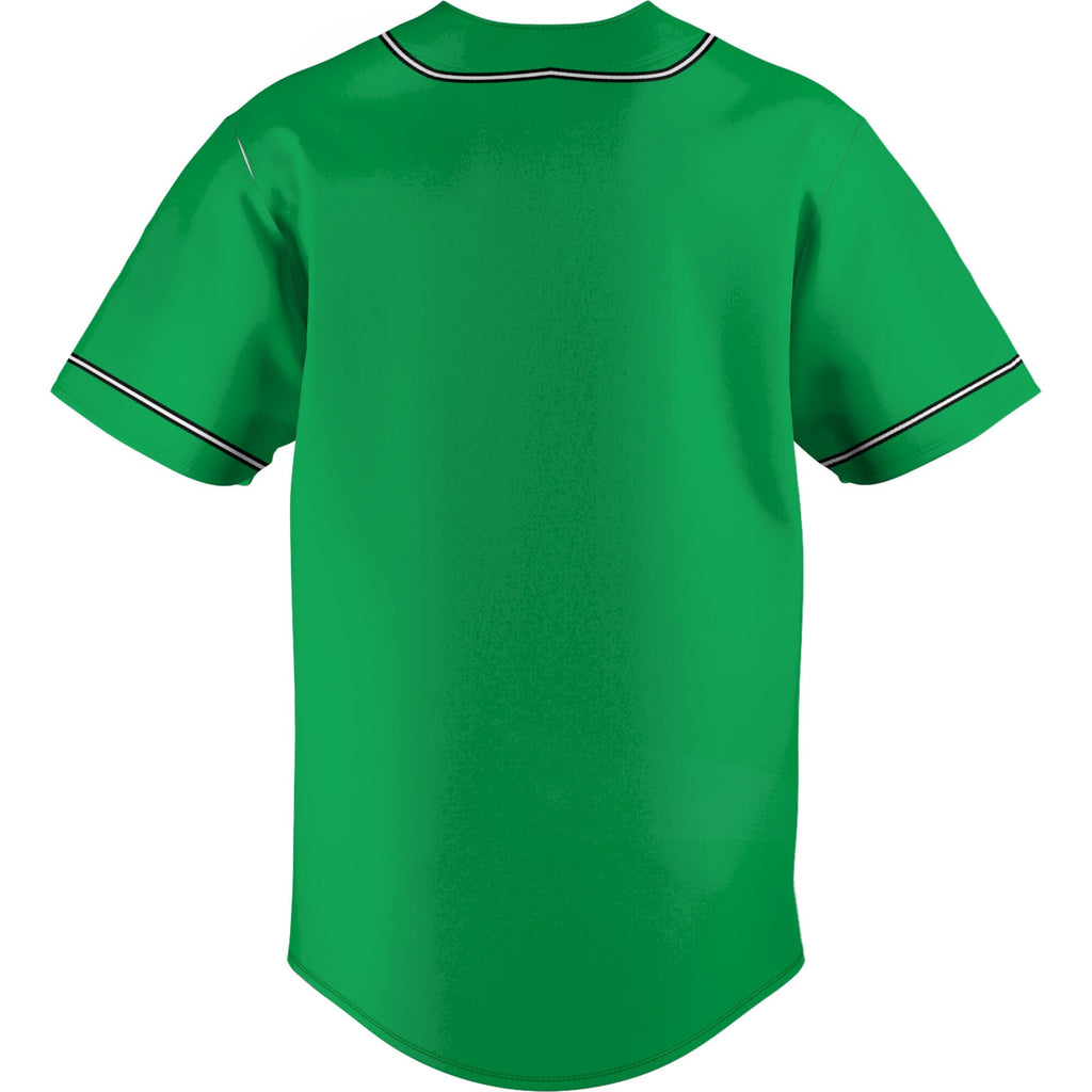 Marshall Thundering Herd Lightweight Baseball Jersey - Green product image 4, provided for visual reference and product