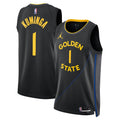 Golden State Warriors 2024/25 Statement Edition Swingman Jersey - Black - Jonathan Kuminga product image 1, provided for