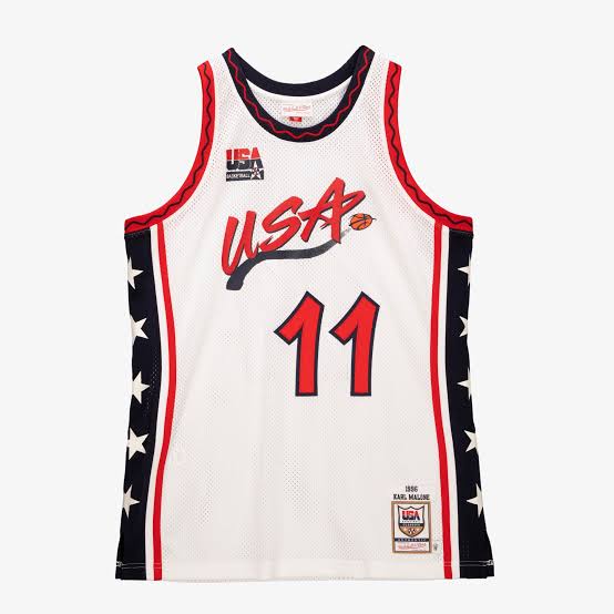 Karl Malone YOUTH KIDS USA Basketball Olympic Mitchell & product image 2
