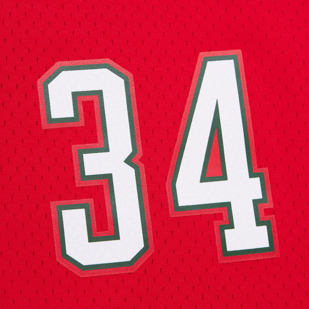 Milwaukee Bucks Giannis Antetokounmpo 2014 Dark Alternate Authentic Jersey - Red product image 5, provided for visual