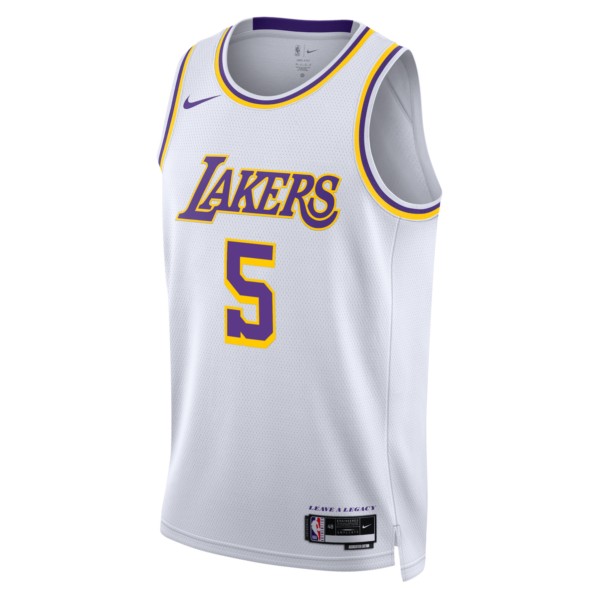 Los Angeles Lakers Association Edition Edition Swingman Jersey - White - Quentin Grimes product image 3, provided for visual