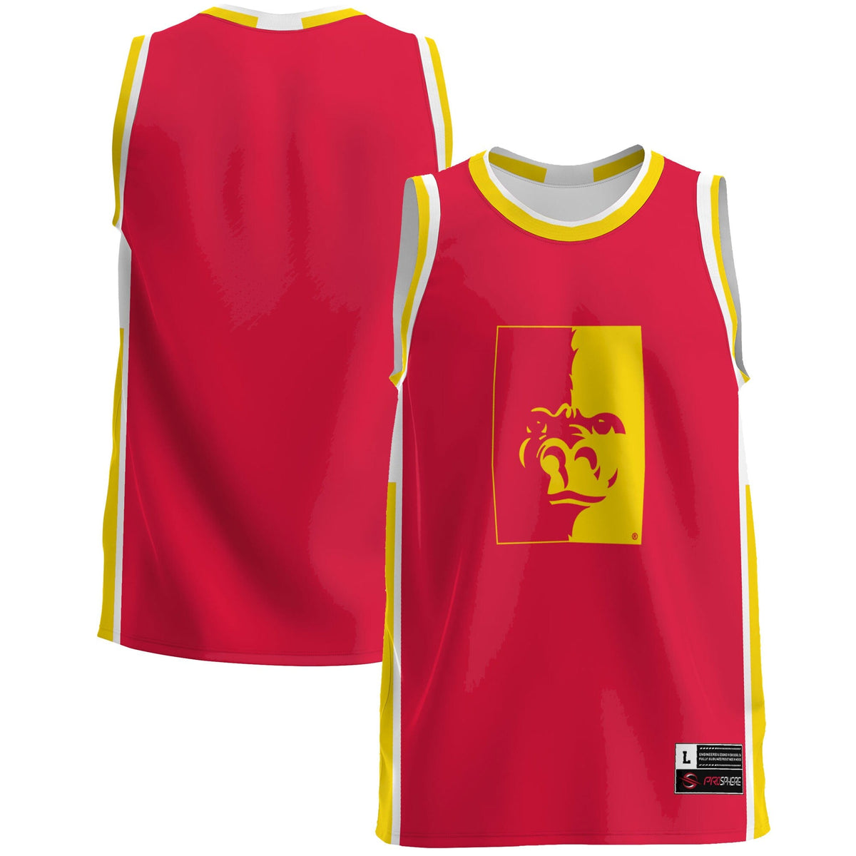 Pittsburg State Gorillas Lightweight Basketball Jersey - Crimson product image 1, provided for visual reference and product