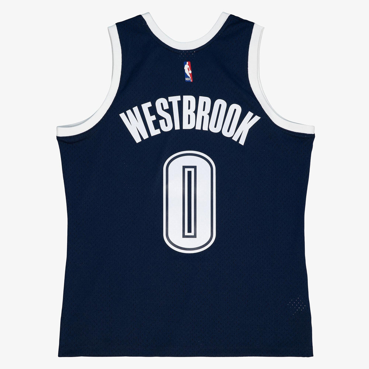 Oklahoma City Thunder Russell Westbrook 2015 Alternate Jersey - Ash Blue product image 4, provided for visual reference and