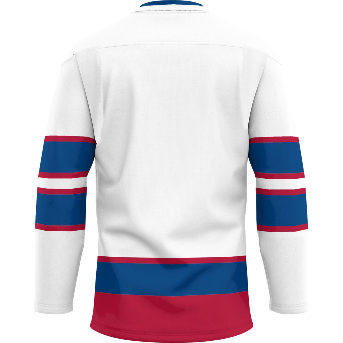 Saginaw Valley State Cardinals Hockey Jersey - White product image 4, provided for visual reference and product detail review