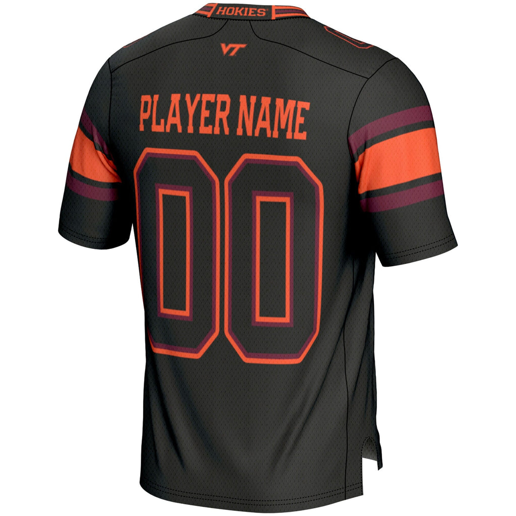 Virginia Tech Hokies NIL Pick-A-Player Football Jersey - Black product image 4, provided for visual reference and product