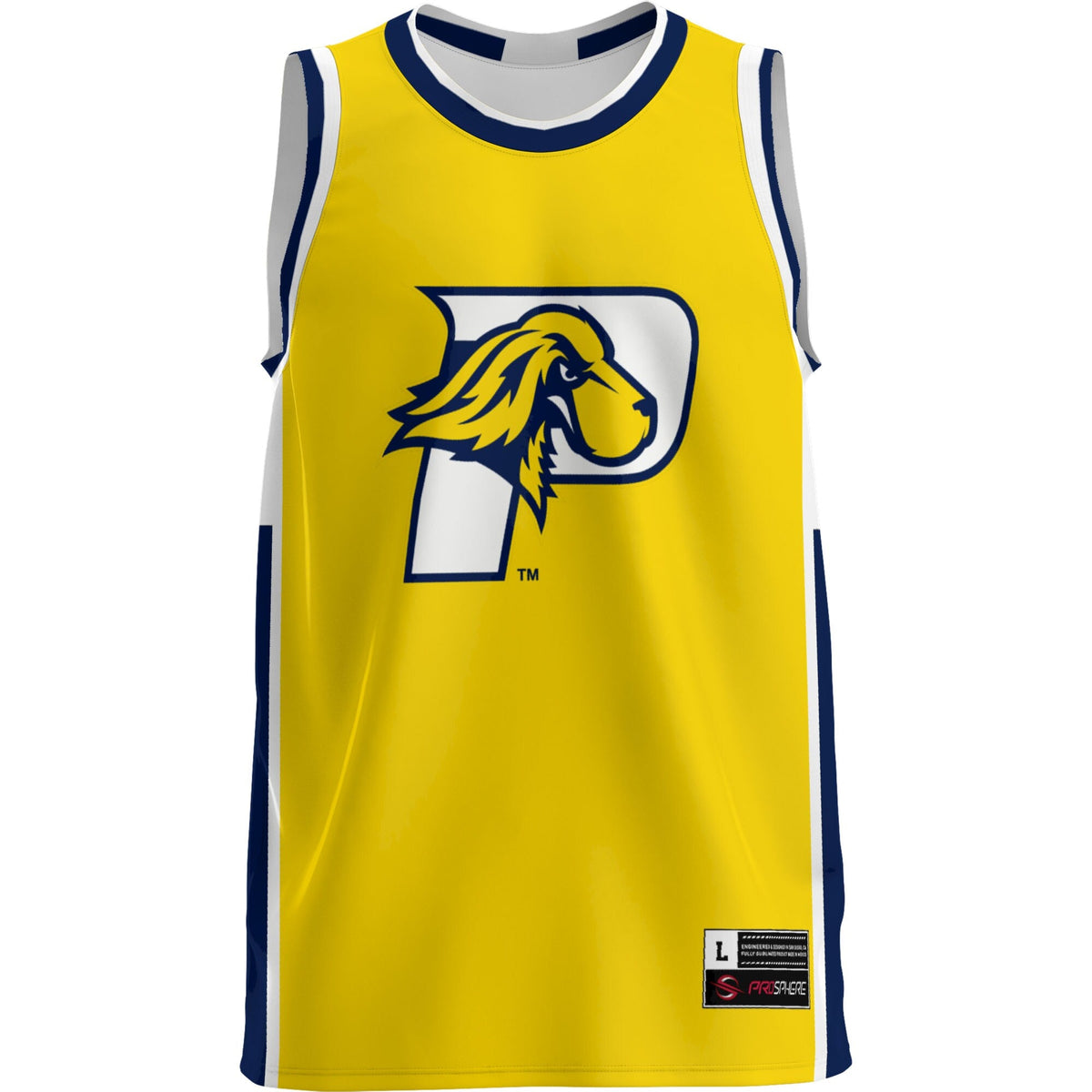 Pace University Setters Lightweight Basketball Jersey - Blue product image 3, provided for visual reference and product