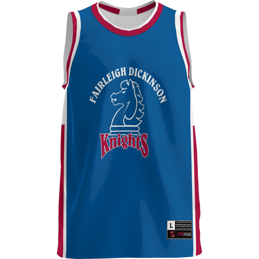 Fairleigh Dickinson Knights Lightweight Basketball Jersey - Blue product image 3, provided for visual reference and product