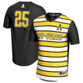 #25 Appalachian State Mountaineers Lightweight Soccer Fashion Jersey - Black product image 1, provided for visual reference