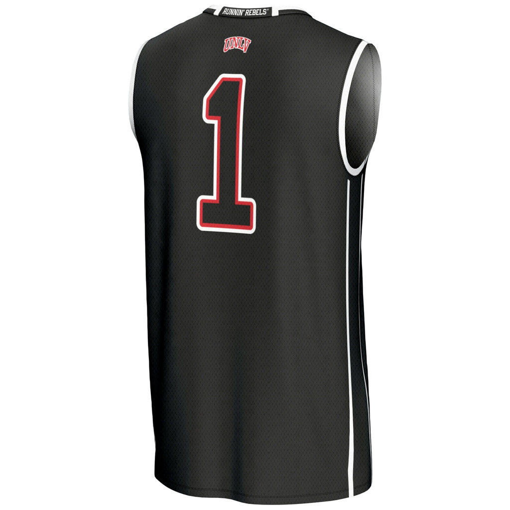 #1 UNLV Rebels Lightweight Basketball Jersey - Black product image 4, provided for visual reference and product detail review