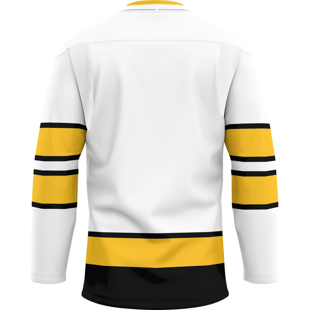 Wyoming Cowboys Hockey Jersey - White product image 4, provided for visual reference and product detail review