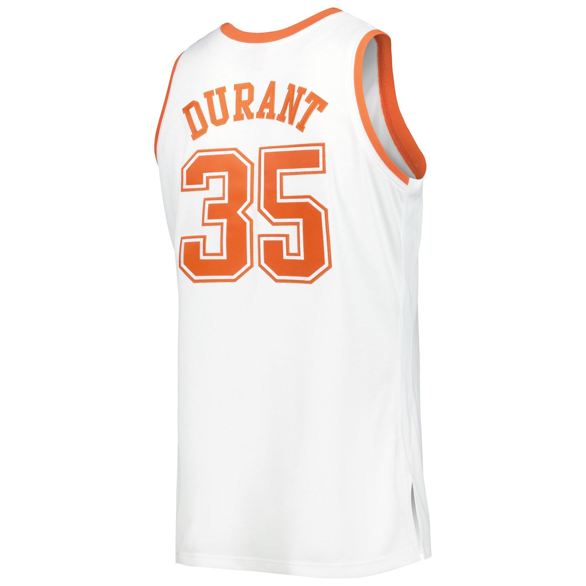 Kevin Durant Texas Longhorns 2006/07 Throwback Jersey - White product image 4, provided for visual reference and product