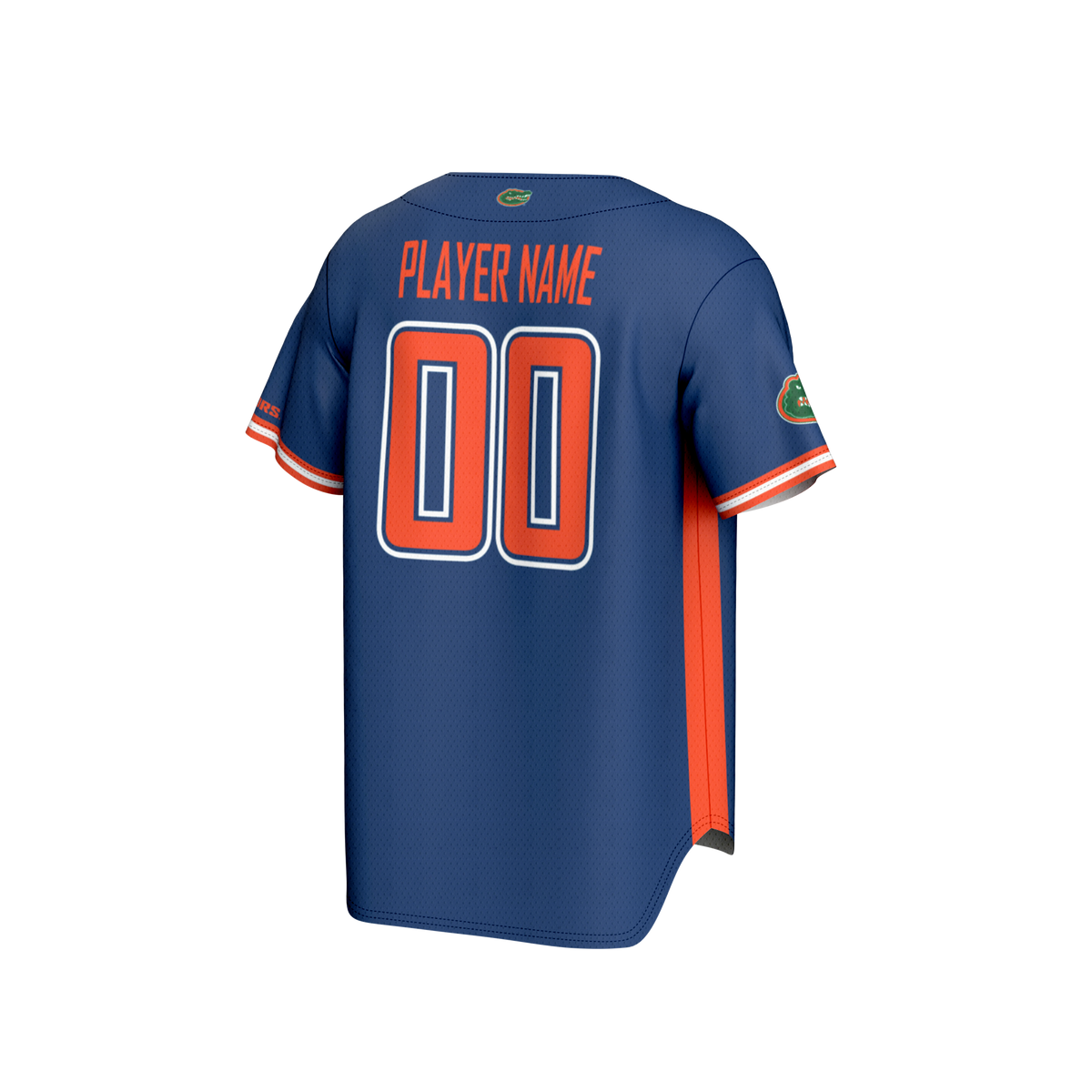 Florida Gators NIL Pick-A-Player Lightweight Baseball Jersey - Royal product image 4, provided for visual reference and