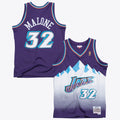 Utah Jazz Karl Malone 1996 Swingman Road Authentic Jersey - Purple product image 1, provided for visual reference and
