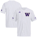 White Washington Huskies Home Replica Baseball Jersey product image 1, provided for visual reference and product detail